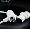 Ακουστικά CELEBRAT earphones D9 με μικρόφωνο λευκό